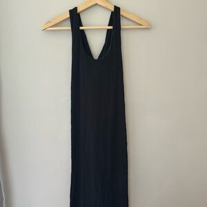 Club Monaco x Back Black Column Dress